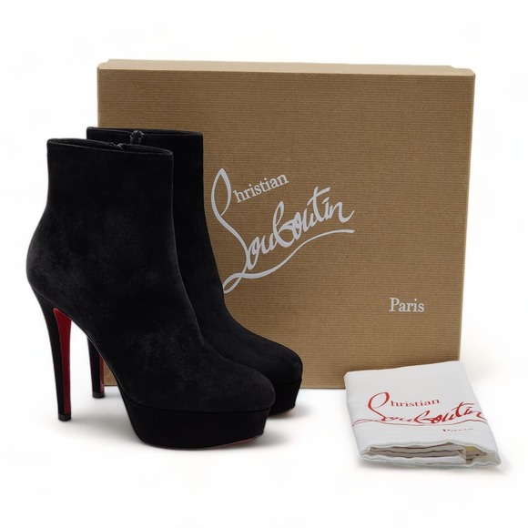 Christian Louboutin Shoes - Christian Louboutin Bianca Suede Booties $1185